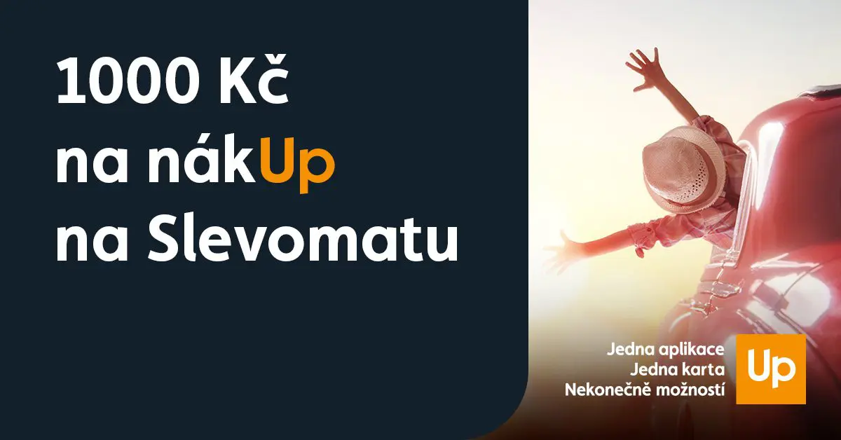 Už jste dnes byli v Můj Up? Hned se přihlaste, protože vyhlašujeme soutěž se Slevomatem o 1 000 Kč na zážitky všeho druhu.