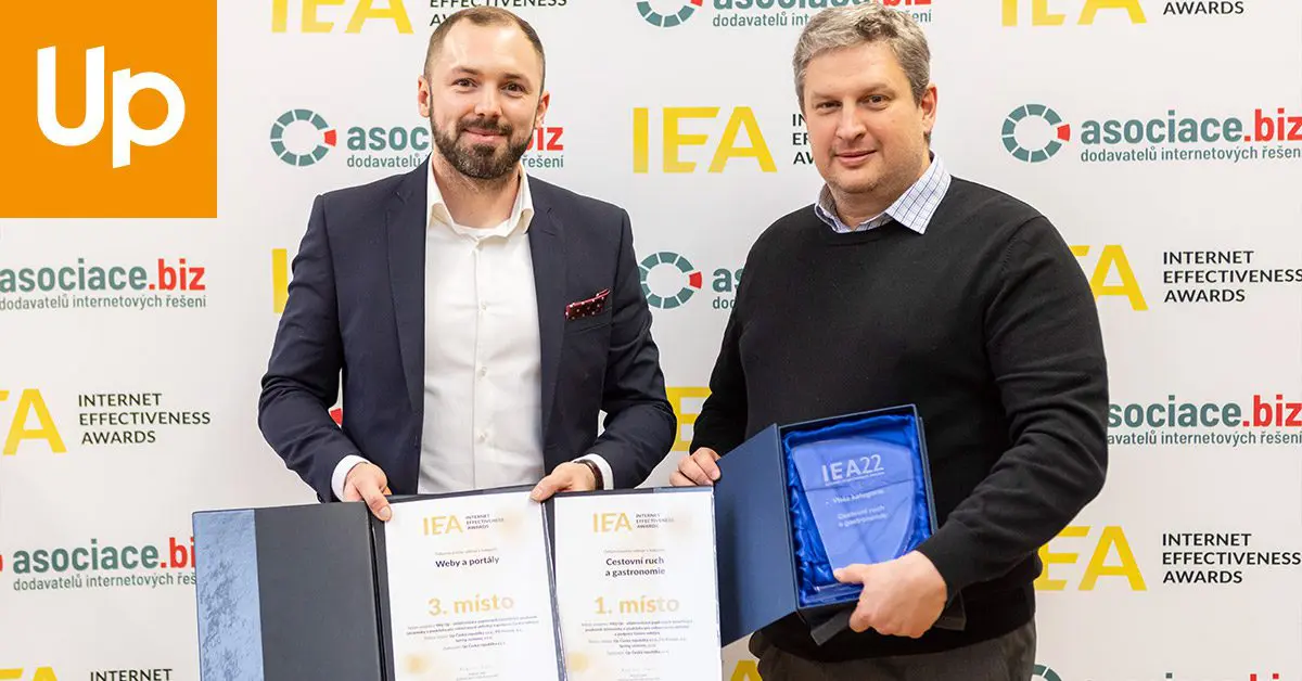 Bodujeme s Můj Up! V prestižní soutěži efektivity IEA jsme vyhráli 1. místo