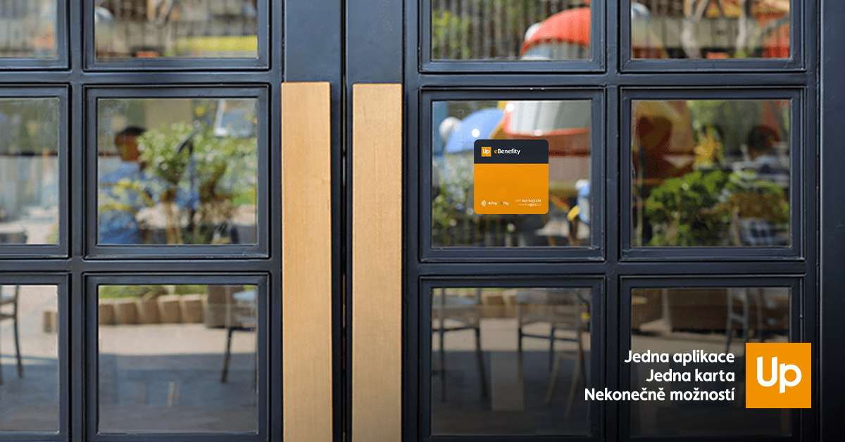 Máme nové samolepky. Ukažte, že ve vaší provozovně mohou zákazníci platit našimi benefity!