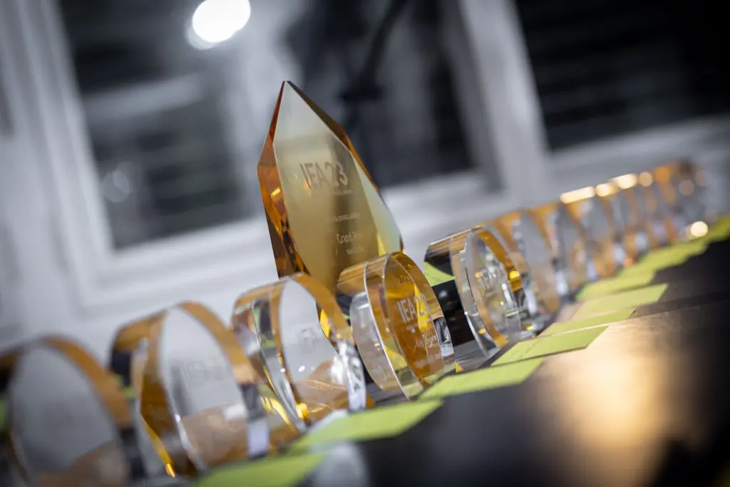 Předávání cen IEA