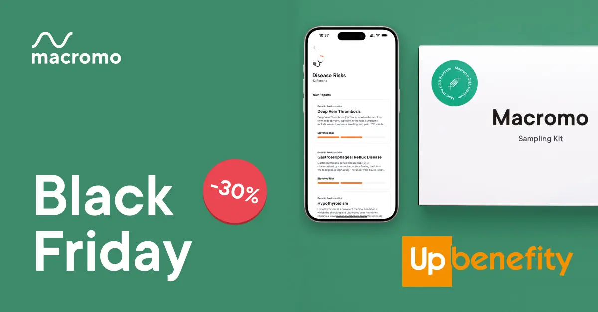 Black Friday nabídka: Darujte zdraví s testy Macromo