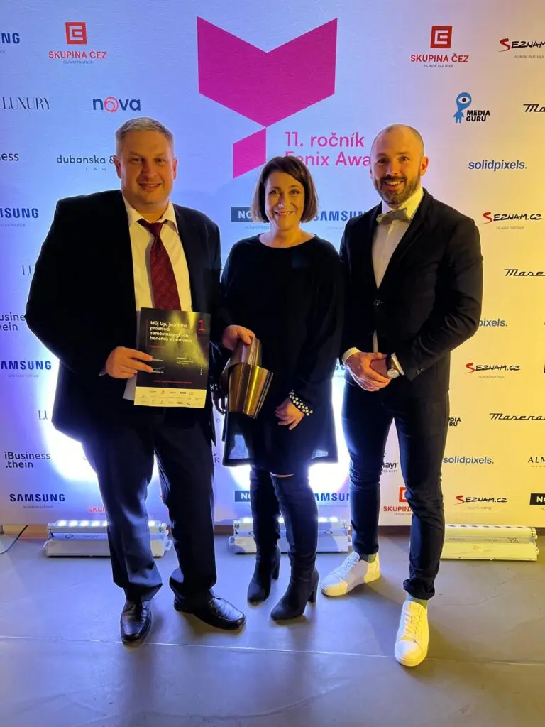 naše účast na slavnostním vyhlášení