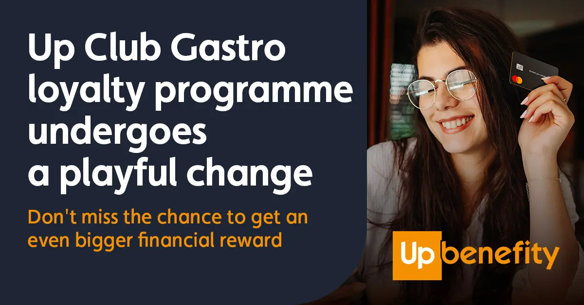 Up Club Gastro loyalty programme undergoes a playful change