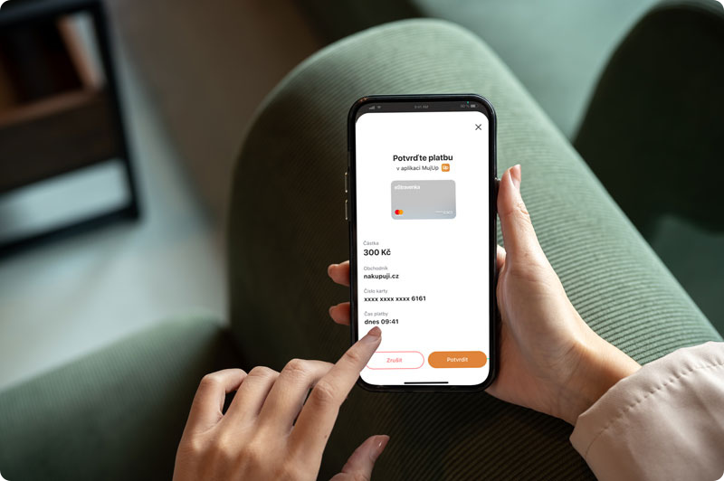 Bezpečné ověřování online plateb s Up Klíčem