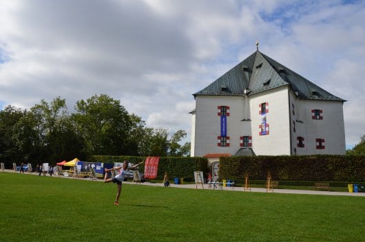 závodnice běhu