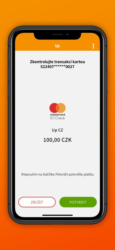 obrazovka mobilu s Up Klíč 02